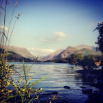 A swim in Llyn Padern to make up for missing today!