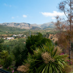 View from the balcony at the Lucyoga and Get Lost Retreats yoga retreat in Andalucia