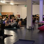 Sphinx with Lucyoga at the Project HB Fitness Workshop