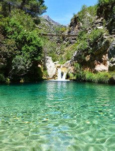 One of the waterfalls we'll visit on the day trip to the Junta de los Rios at the June Dru Yoga retreat